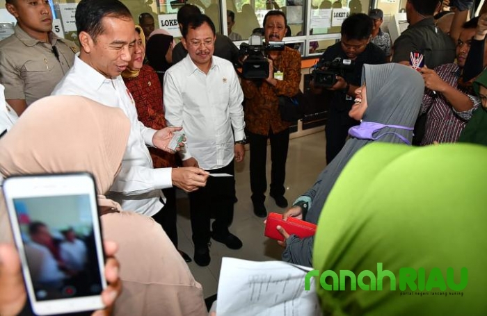 Presiden Sidak Layanan BPJS Kesehatan di RSUD Kota Cilegon