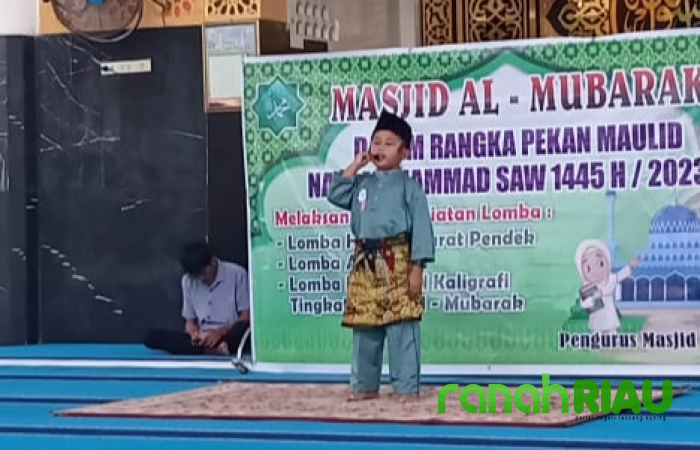 Sambut Pekan Maulid Nabi Muhammad SAW, Masjid Al-Mubarak Gelar Berbagai Lomba Tingkat MDTA