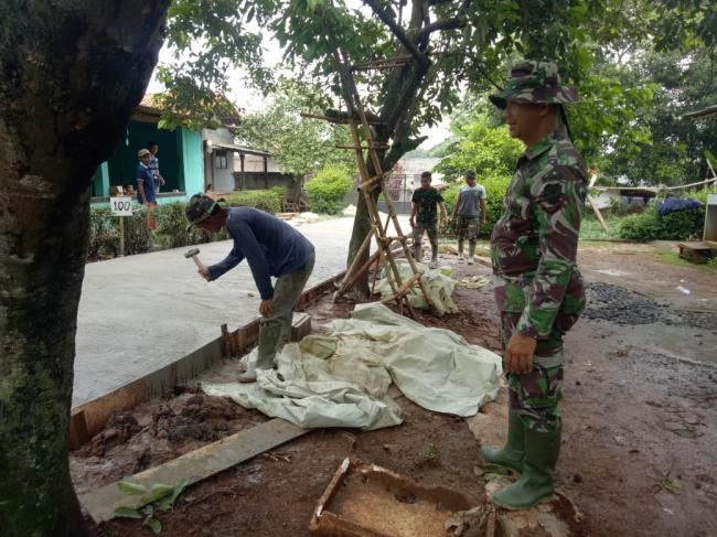 Satgas TMMD Fokus Pengecoran Jalan Terus Bagol