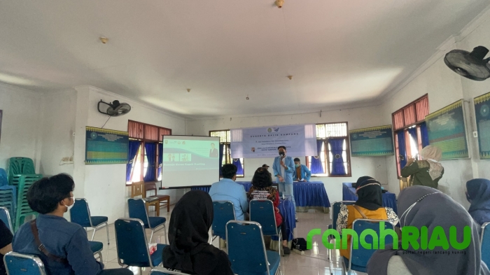 Mahasiswa KKN Universitas Riau gelar Sosialisasi Stunting di kelurahan Sukaramai