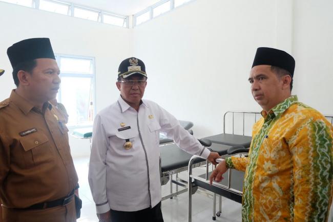 Bupati Inhil Resmikan Puskesmas Rawat Inap Di Sungai Guntung, Kateman