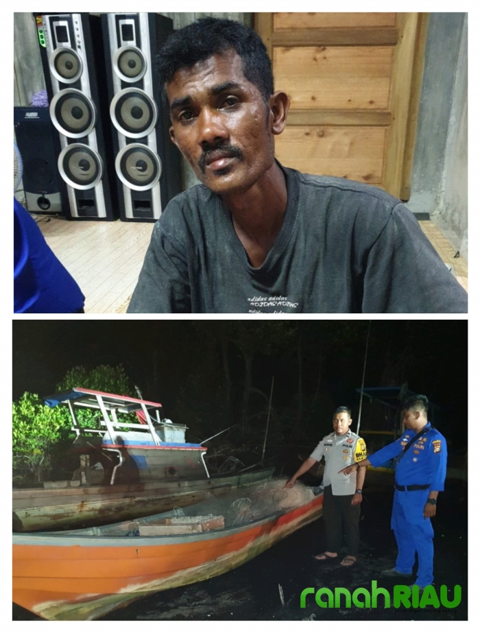 Nelayan asal Malaysia hanyut di selamatkan oleh Nelayan Kembung Baru