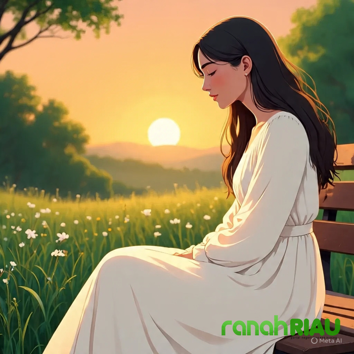 Puisi tentang Perempuan: Perempuan yang Melipat Senja, karya Syalmiah