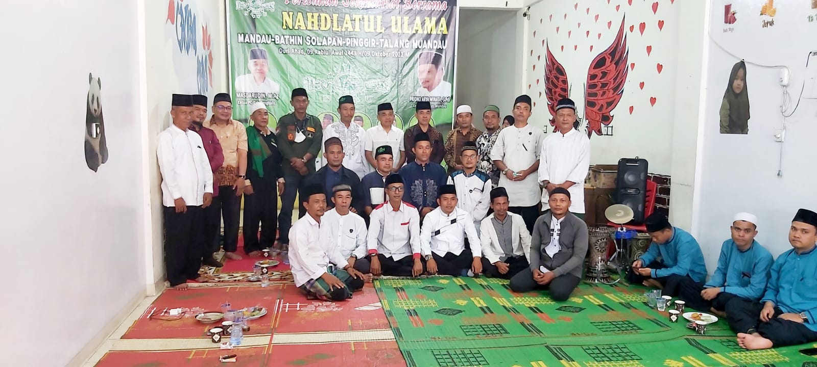 Ketua Tanfidziyah NU Bengkalis Resmikan Sekretariat Bersama NU Mandau Raya