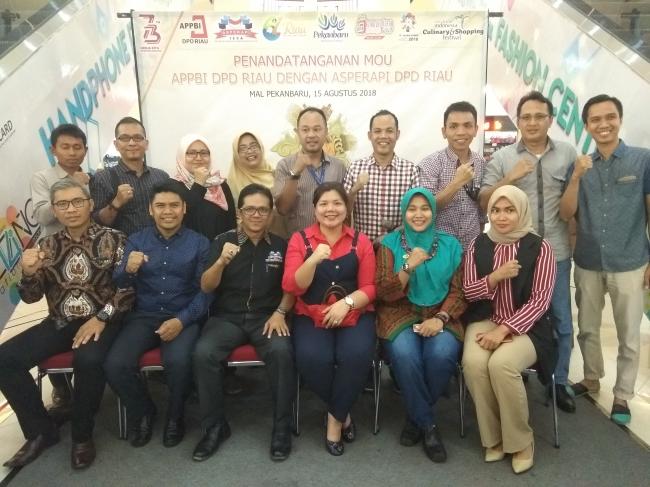 Tingkatkan Sektor Pariwisata, DPD APPBI Riau gelar Penandatanganan MoU dengan ASPERAPI