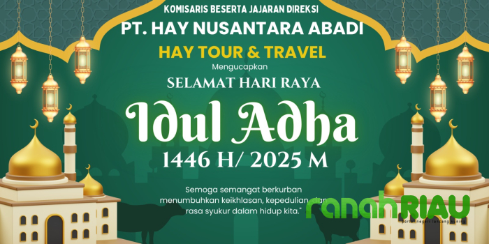 Komisaris beserta Jajaran Direksi PT.HNA Bengkalis Ucapkan Selamat Hari Raya Idul Adha 1446 H