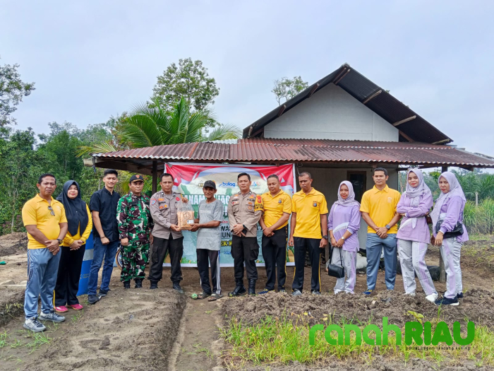 Polsek Kampar Intensif kan Pendampingan Ketahanan Pangan di Desa Batu Belah