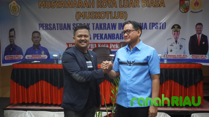 Terpilih jadi Ketua Pengkot PSTI Pekanbaru, Aidhil Nurputra Janji Cetak Atlet Profesional