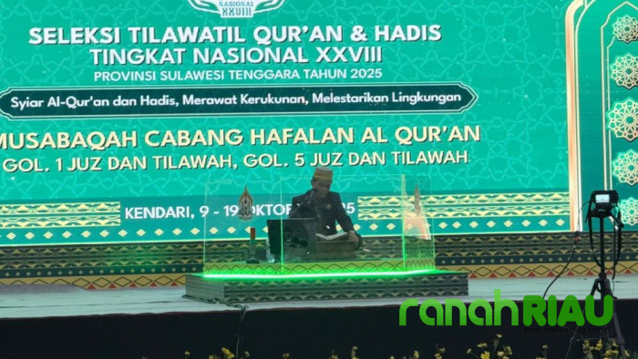 Kafilah Riau Melaju ke Babak Final STQH Nasional Melalui Cabang Hafiz 5 Juz dan Tilawah