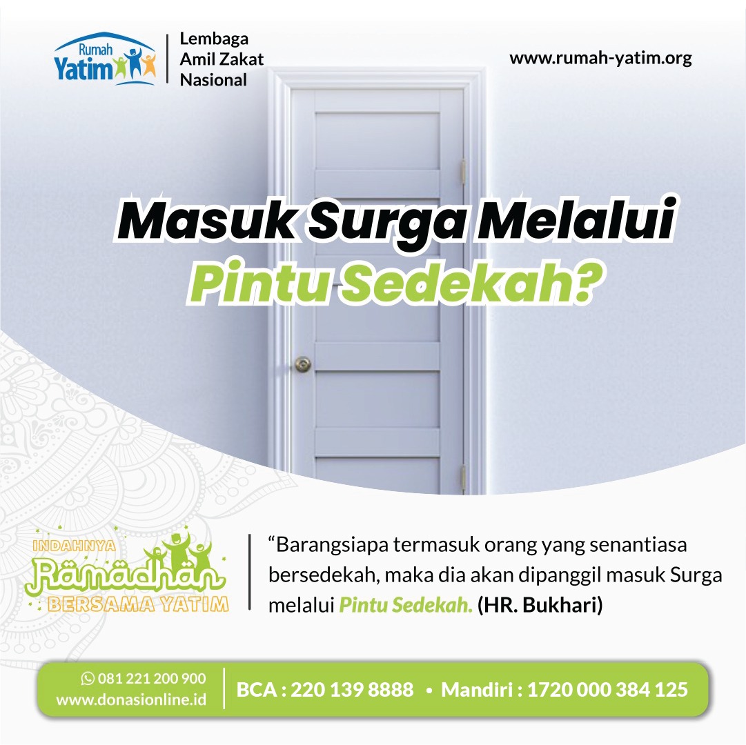 Masuk Syurga Melalui Pintu Sedekah?