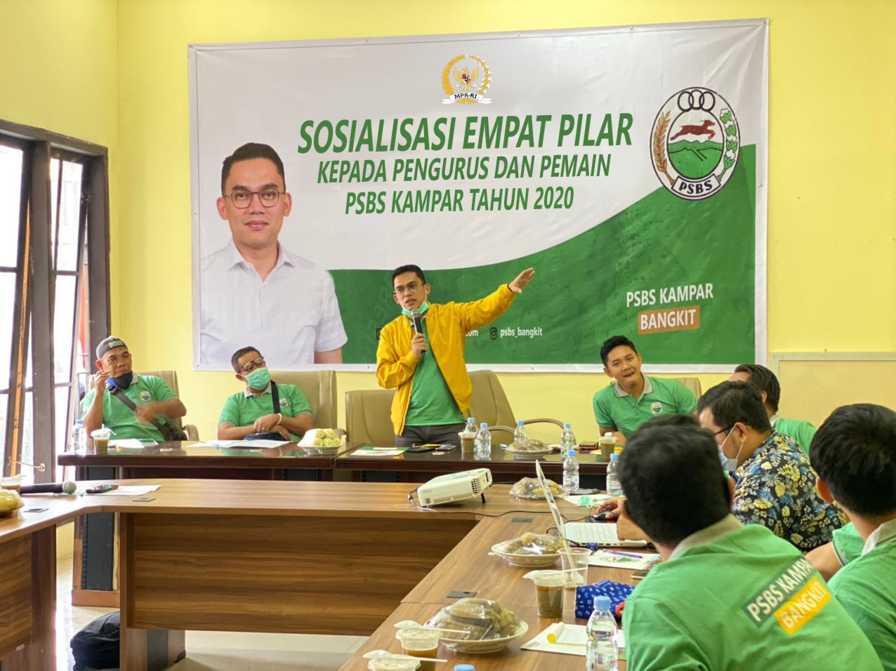 Gelar sosialisasi 4 Pilar MPR RI, Edwin; Olahraga adalah Miniatur kehidupan sehari-hari