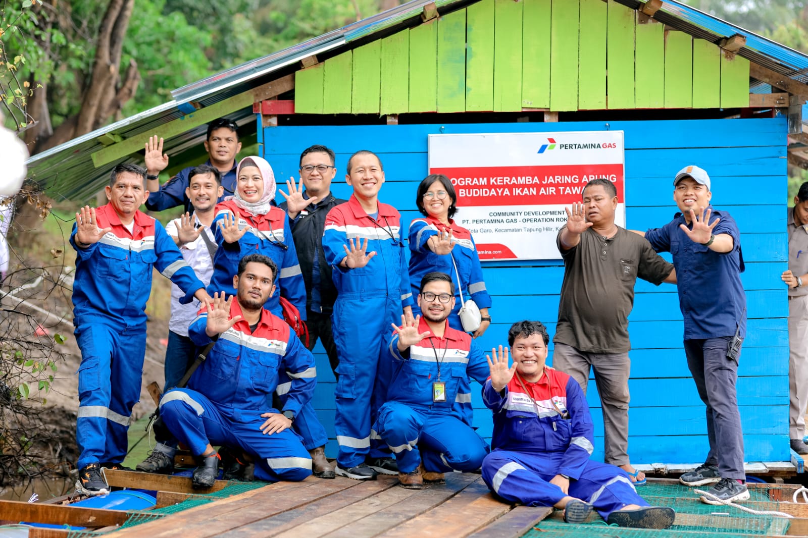Dukung penguatan usah Kelompok Nelayan, Pertagas Resmikan rumah Keramba jaring Apung
