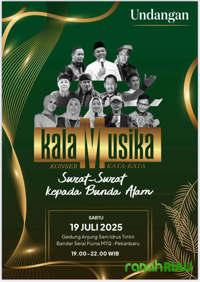Kala Musika 2025, Kolaborasi Apik para Penyair Riau dan Kepulauan Riau malam ini di Idrus Tintin