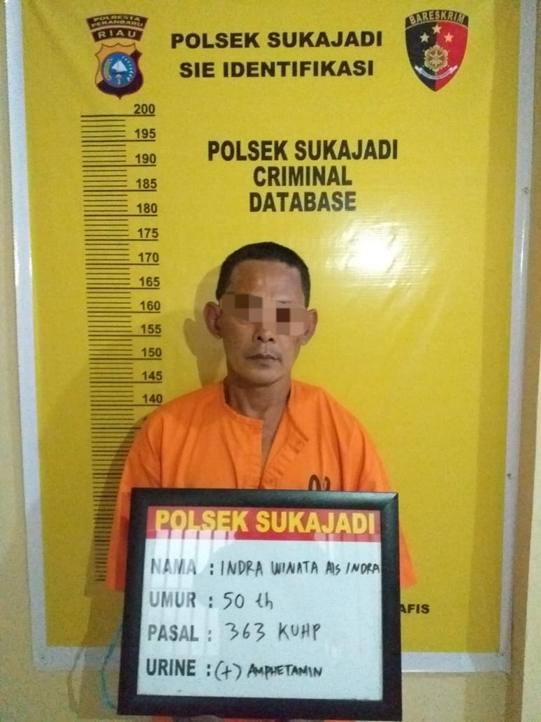 Seorang Tersangka Curanmor Diamankan Polsek Sukajadi Setelah Melakukan Aksi