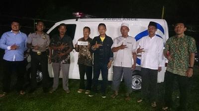 Masyarakat Desa Talang Jerinjing Adakan Syukuran Dan Penyerahan Satu Unit Ambulance