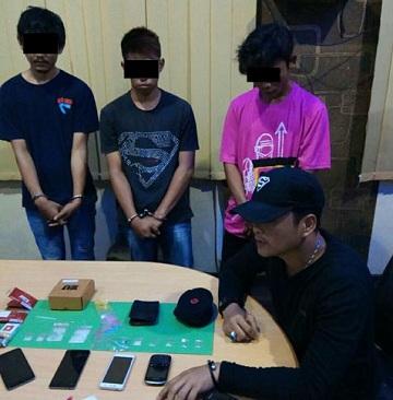 Ringkus 3 Pengedar Narkoba Spesialis Tempat Dugem