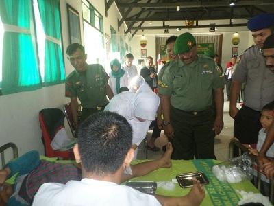Wujud Pengabdian Masyarakat, TNI Kodim 0314 Inhil Gelar Kegiatan Sosial