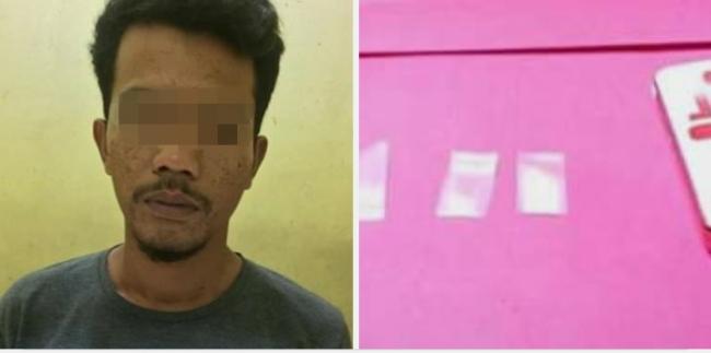 Kantongi Shabu, Pria Paruh Baya Diciduk Tim Opsnal Satres Narkoba Polres Kuansing