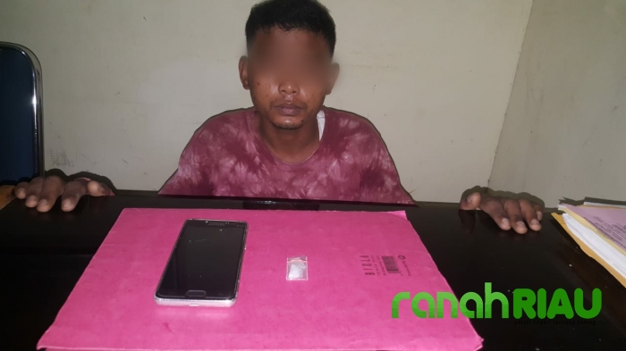 Ringkus kurir sabu, polres Pelalawan amankan barang bukti 0,20 gram