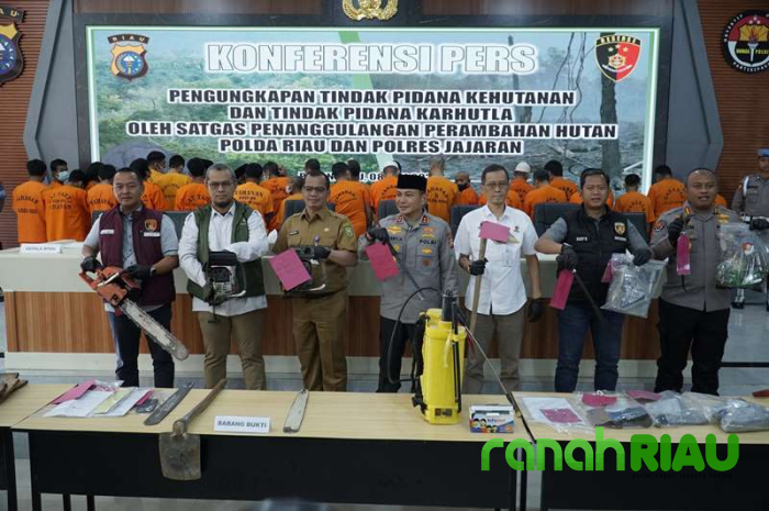 Sejak Awal Tahun, Polda Riau tangani 17 Kasus Karhutla dengan 22 Tersangka