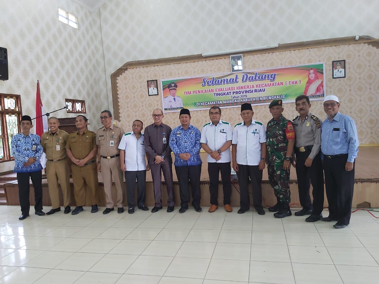 Tim penilaian EKK Provinsi Riau, Hadir Dikecamatan Mandau