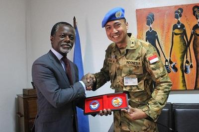 200 Personel Pasukan Garuda terima Brevet Minusca