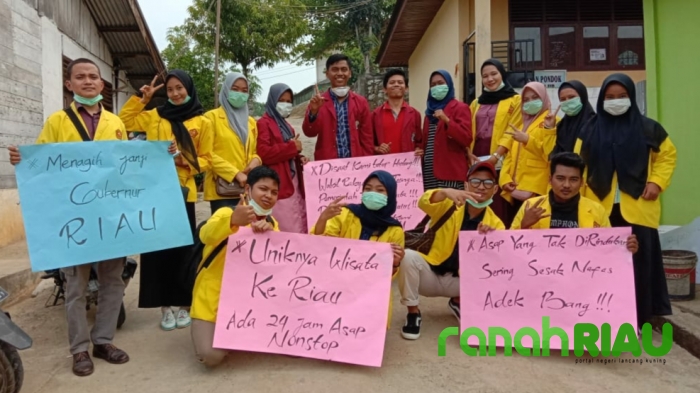 HimAgro Uniks Peduli Kesehatan Masyarakat, Ditengah Pekatnya Kabut Asap