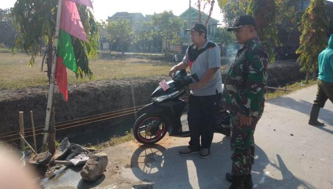 Jelang Pembukaan TMMD,  Duet Pasiter dan Kades Yang Semakin Solid