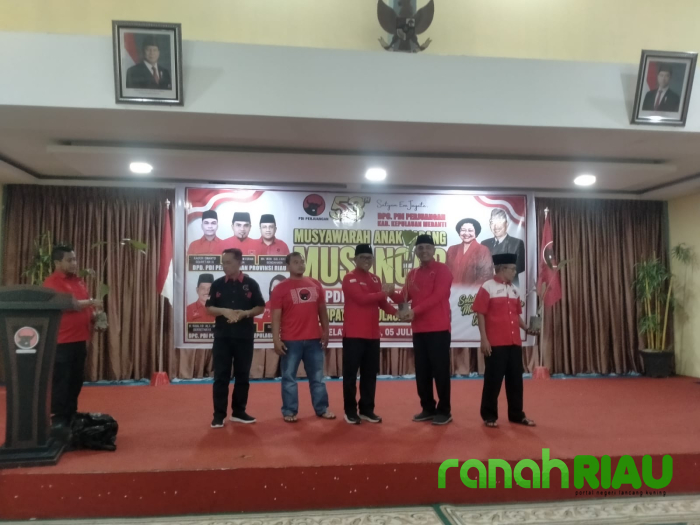 Musancab PDI Perjuangan Meranti Digelar, Zukri Tekankan Soliditas dan Pengabdian Kader