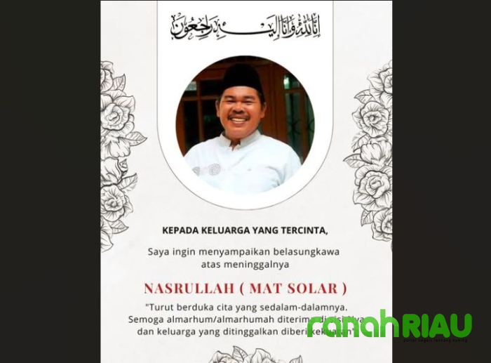 Mat Solar Pemain Sitkom Bajaj Bajuri meninggal Dunia