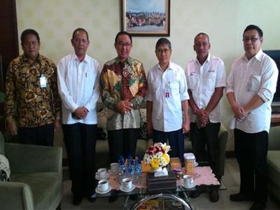 Bupati Inhil Kunjungi Dirjen Kementerian PU