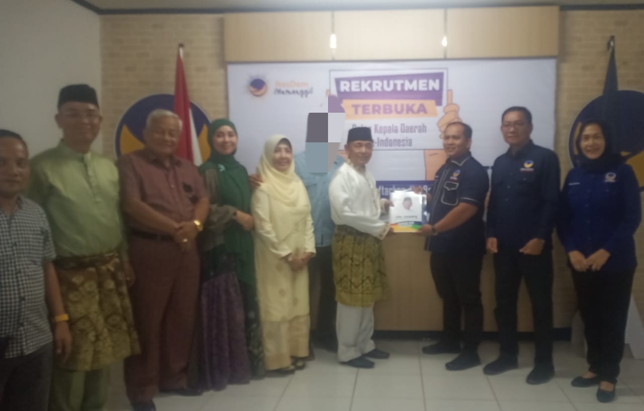 Balon Gubri, HM Harris Kembalikan Formulir Pendaftaran ke Partai Nasdem