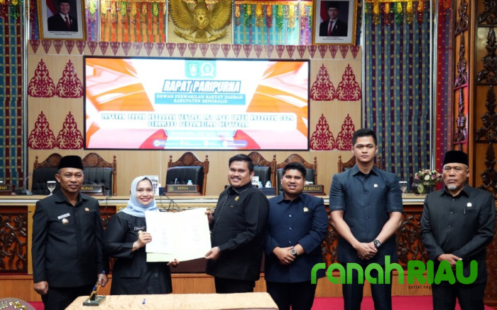 DPRD Bengkalis Gelar Rapat Paripurna Penyampaian Laporan Banggar Terkait Ranperda LPP APBD 2024