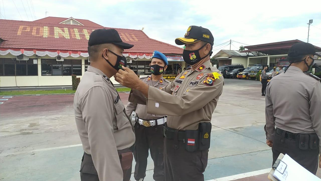 Penanganan Covid-19, Propam Polda Riau Lakukan Penertiban Personil