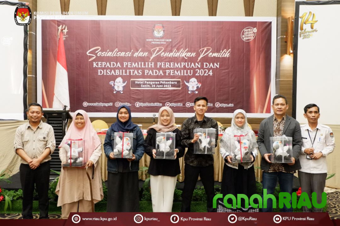 KPU Riau laksanakan Sosialisasi dan Pendidikan Pemilih kepada Pemilih Perempuan dan Disabilitas