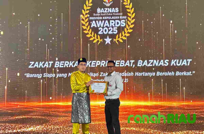 Terbaik dalam Komitmen dibidang Zakat, BRKS Pamedan dapat Award dari Baznas 2025