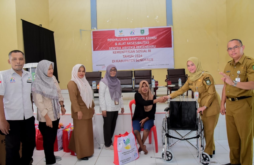 Pemkab Bengkalis Terima Bantuan dari Kemensos tahun 2024