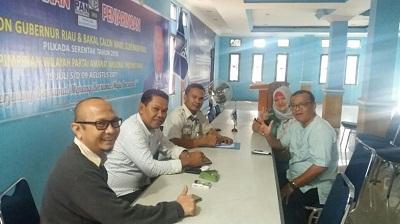 Siap Maju Pilgubri, Yopi Ariyanto Resmi Mendaftar Ke PAN