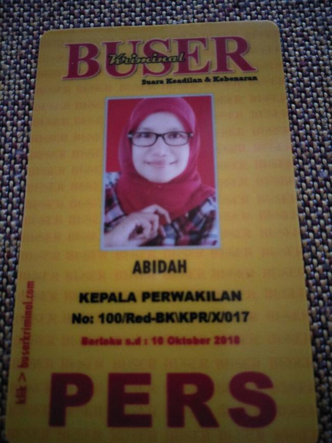 Abidah Bantah Pelaku Pemerasan Bukan Wartawan Buser Kriminal...