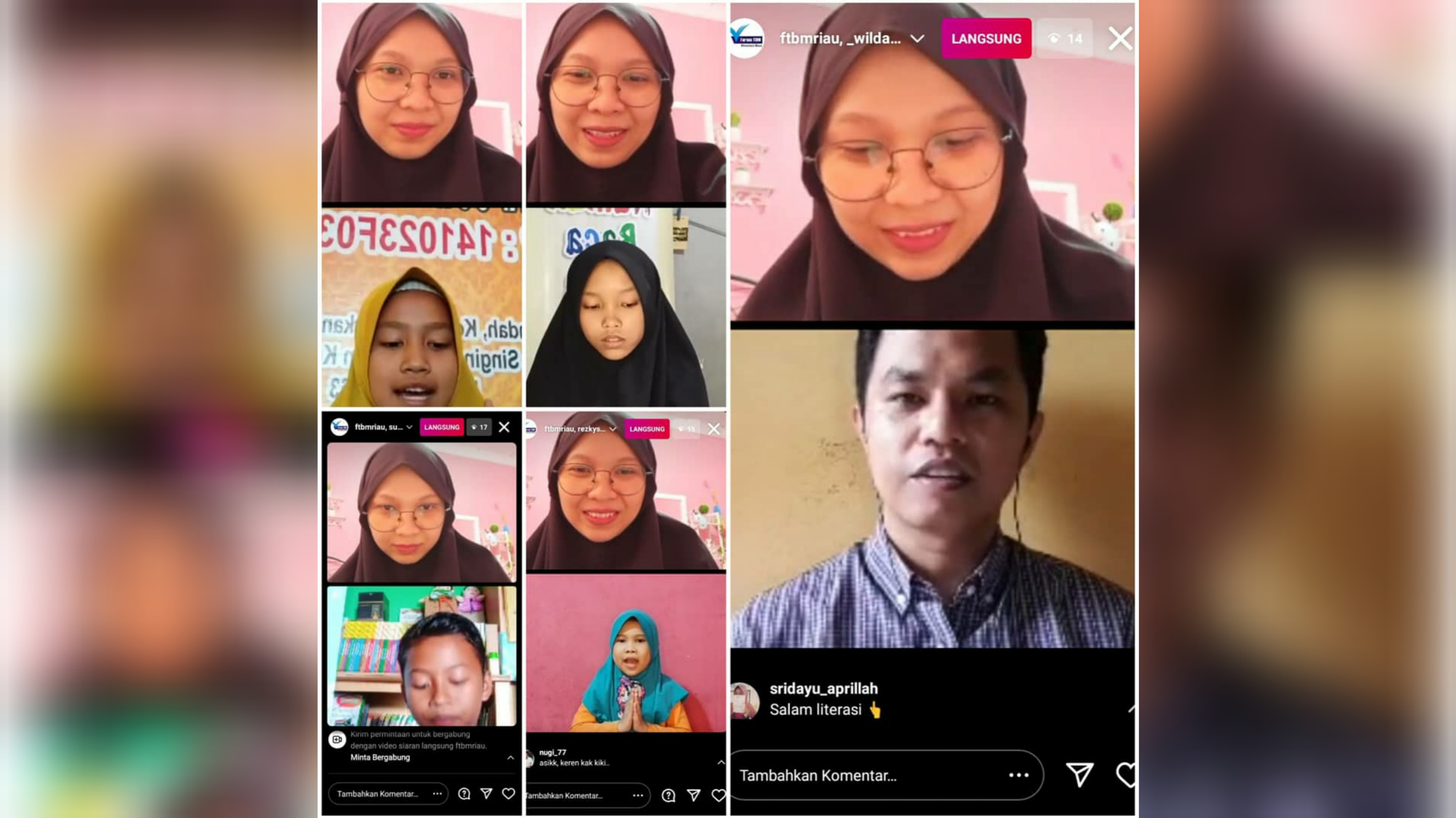 Forum Taman Bacaan Masyarakat Se- Riau Giat Pekan Ceria Literasi (Pecel) 