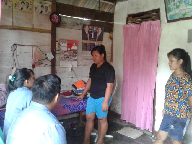 TNI Koordinasi Dengan Mahasiswa dan Kades Rusoh, Pendataan BPJS Kesehatan