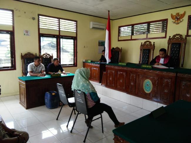2 Pelanggar Perdakab Jalani Sidang Tipiring, di Pengadilan Negeri Teluk Kuantan