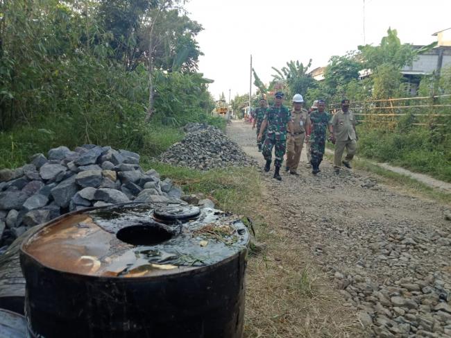  TMMD Pembuatan Jalan Produksi Dipercepat hari ke 17