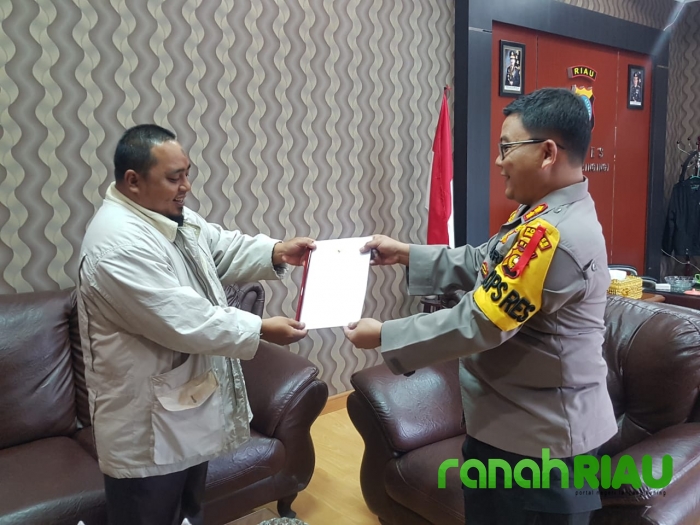 Ketua FPI Kuansing Terima SKB Tentang Larangan Penggunaan Simbol dan Atribut FPI