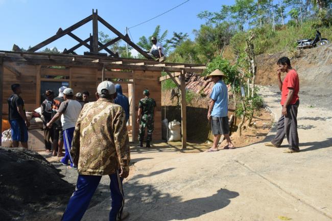  TMMD Trenggalek Mulai Kerjakan RTLH
