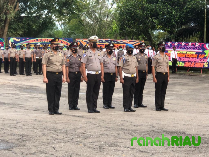 Tahun Baru, Polsek Mandau dipimpin oleh wajah baru