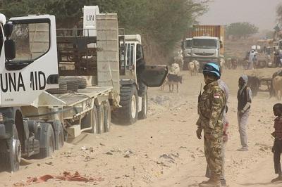 Pasukan Garuda Indobatt-03 Unamid Gelar Patroli di Wilayah Sudan 