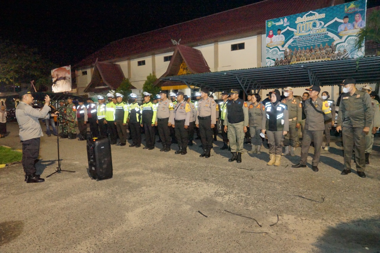 Kapolsek Koramil Camat Mandau Terjun Langsung Razia Bali