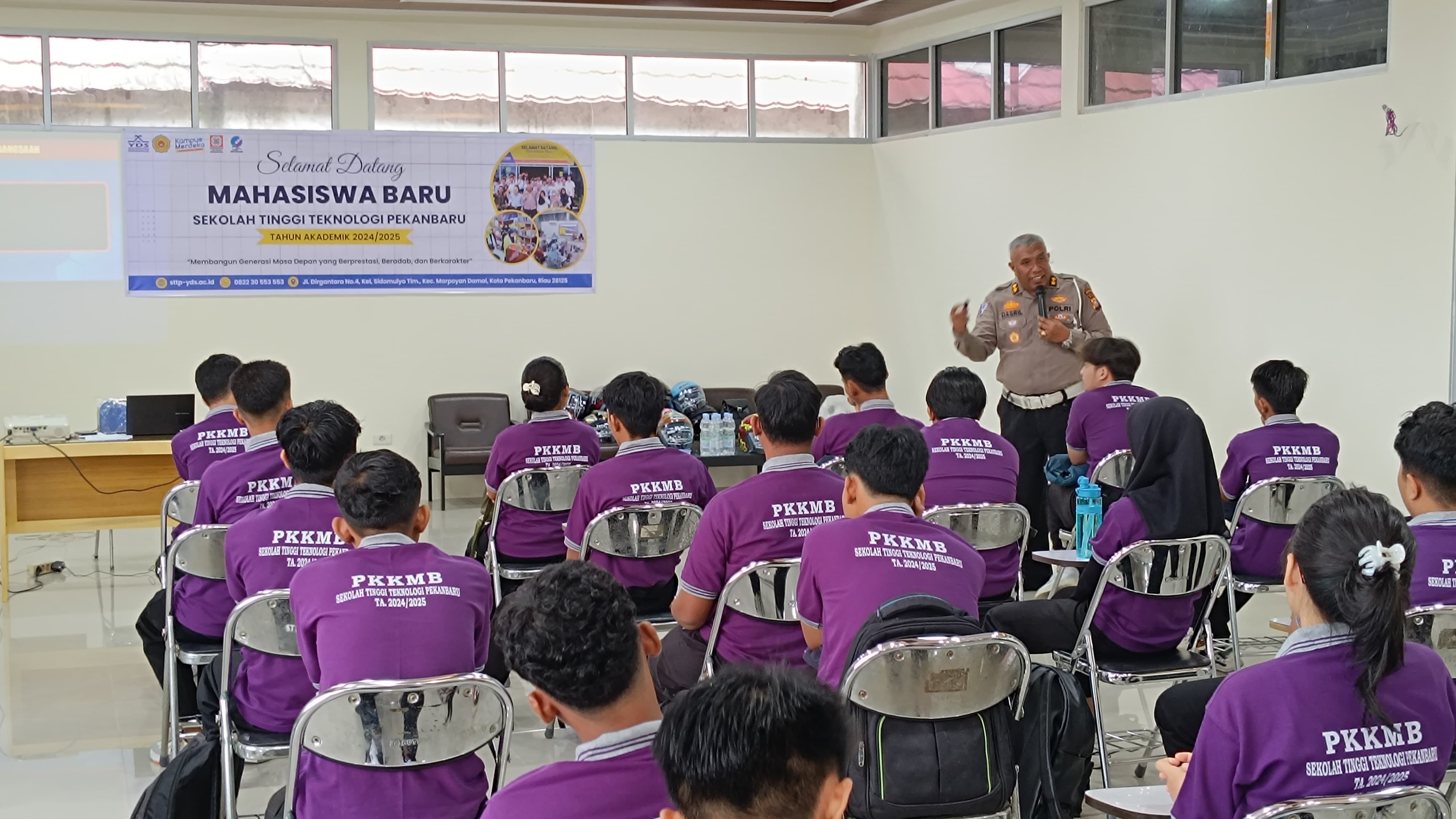 Temu ramah bersama Mahasiswa, Dirlantas Polda Riau ajak sukseskan Pilkada 