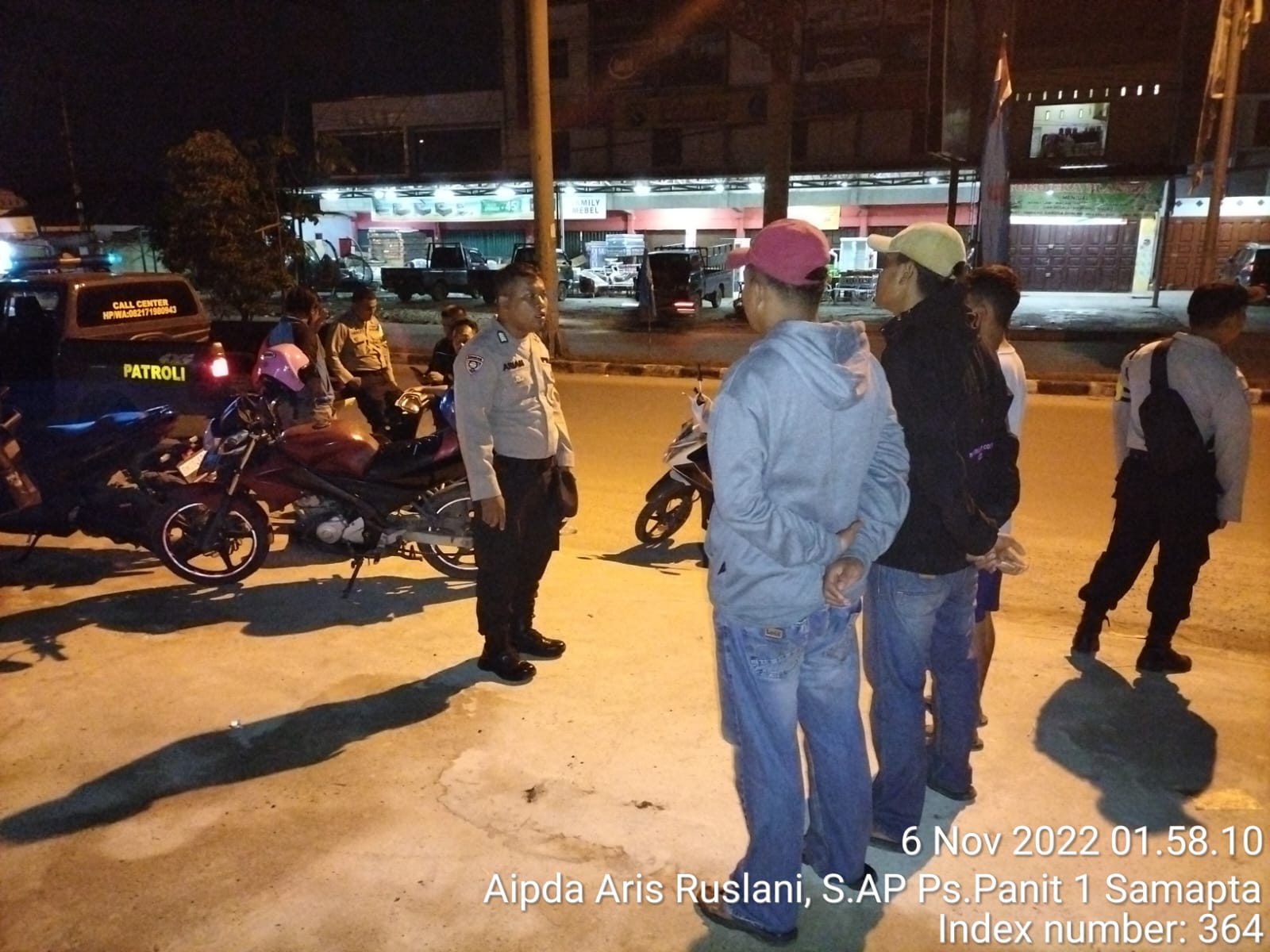 Dapat Kabar Tawuran Disimpang Garoga Polsek Mandau Tindak Pelaku Balap Liar